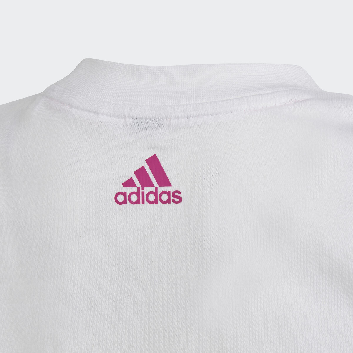 white and pink adidas t shirt