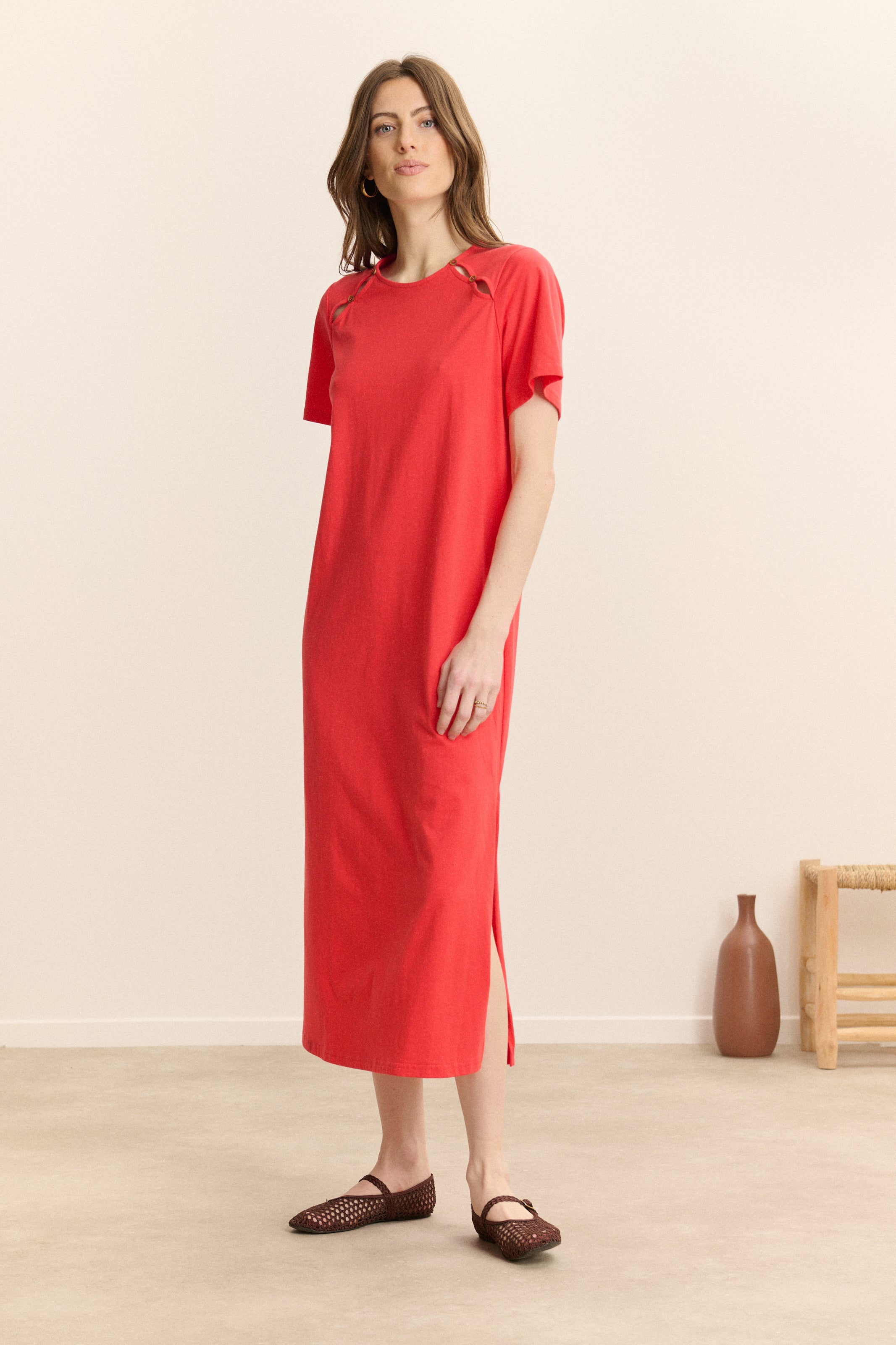 Robe midi en jersey CALVIN, GARANCE PARIS