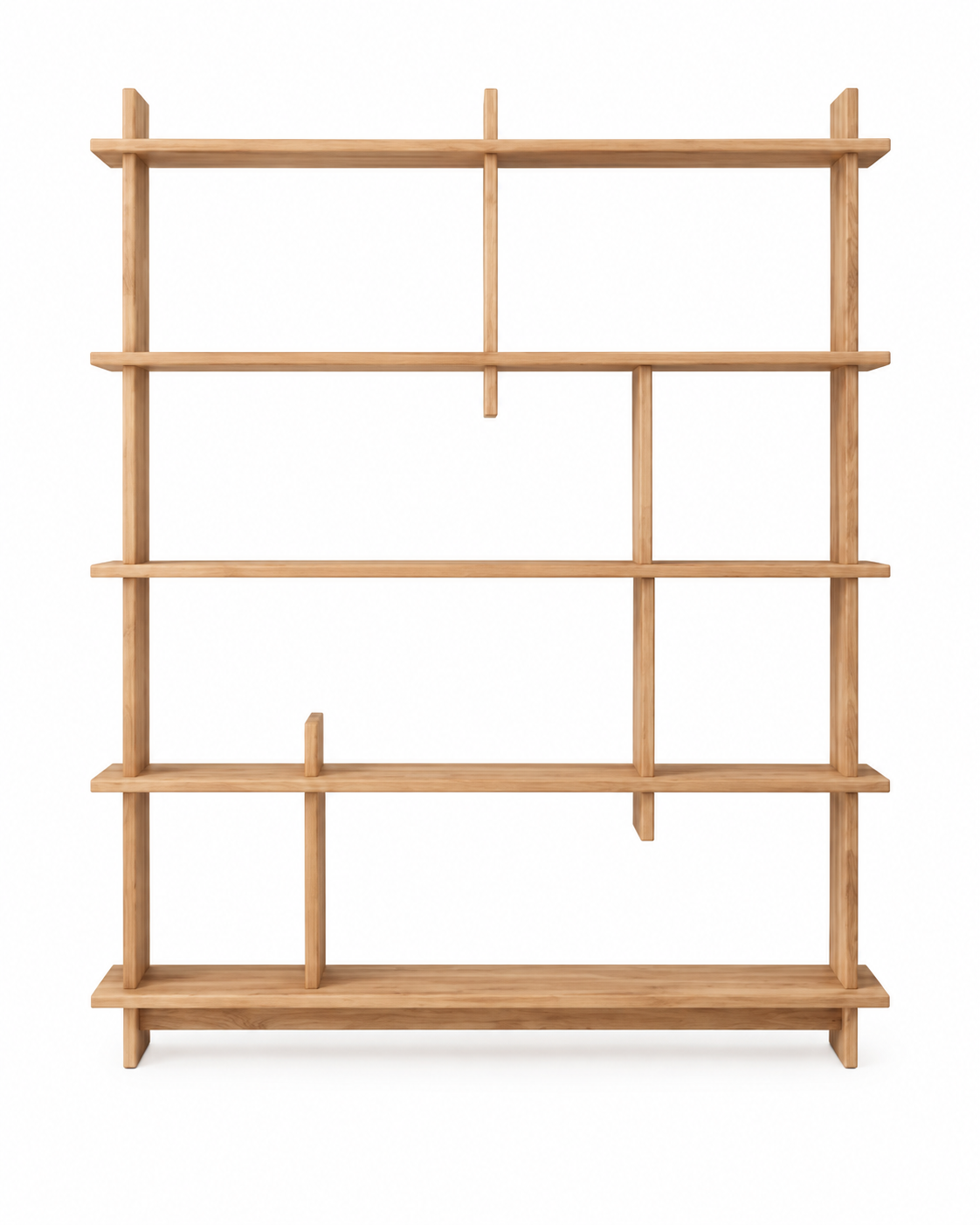 Bibliothèque en bois d'aulne coloris naturel, HANNUN