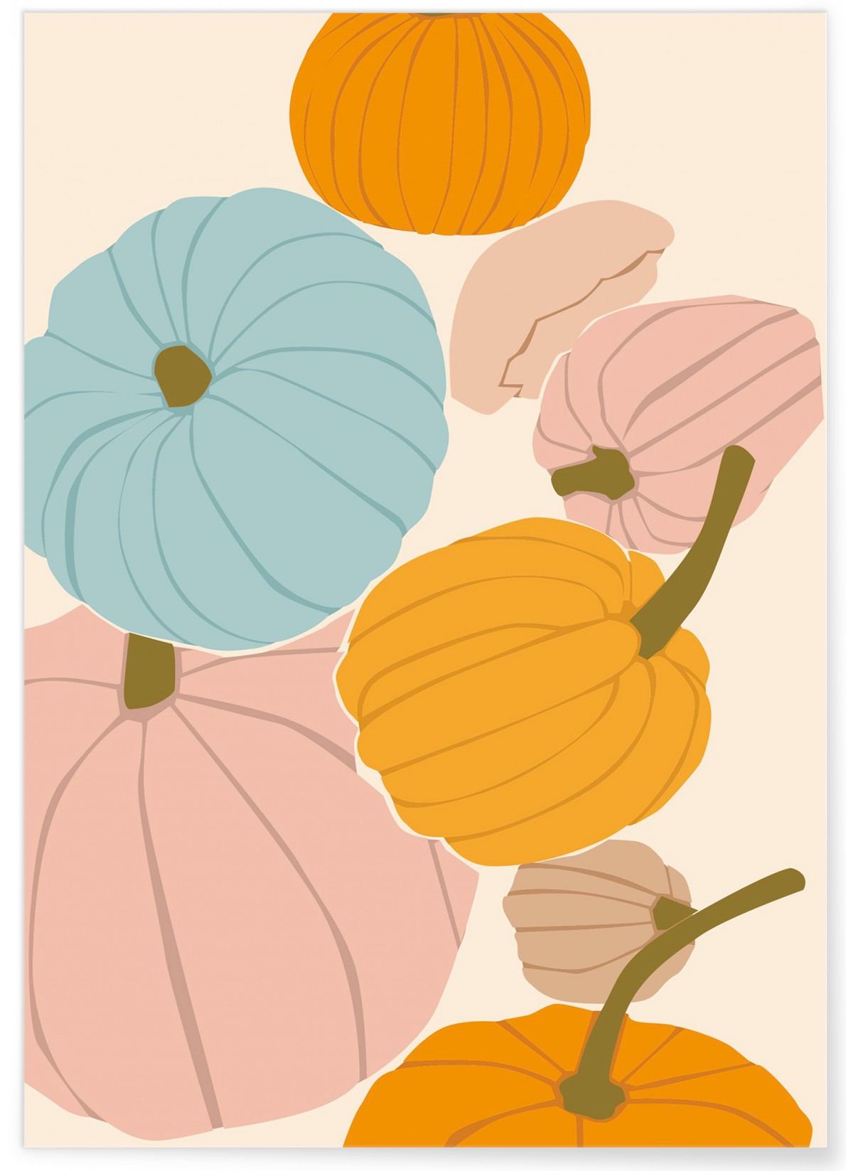 Affiche Abstract Autumn 3, L'AFFICHERIE