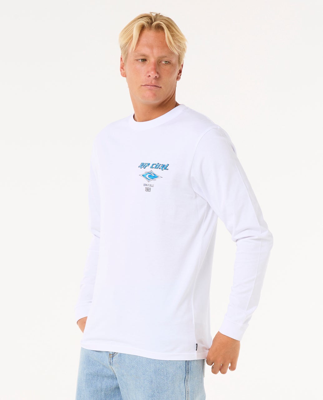 T-shirt FADE OUT ICON L/S TEE, RIP CURL