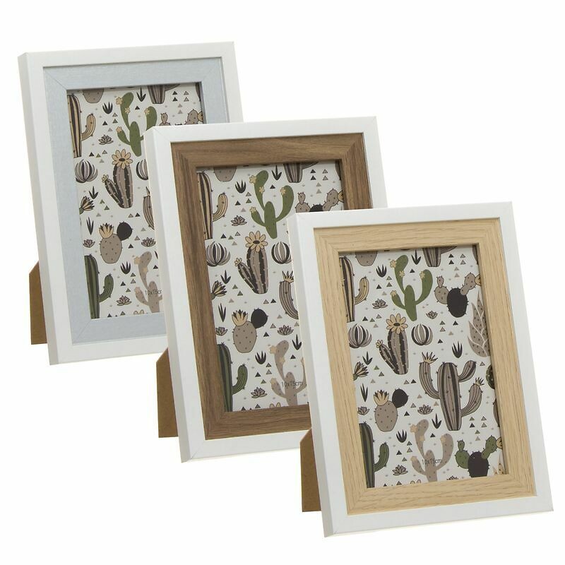 Moldura De Madeira Nordic 20X25Cm Sortido 2597157, D'CASA, D´CASA