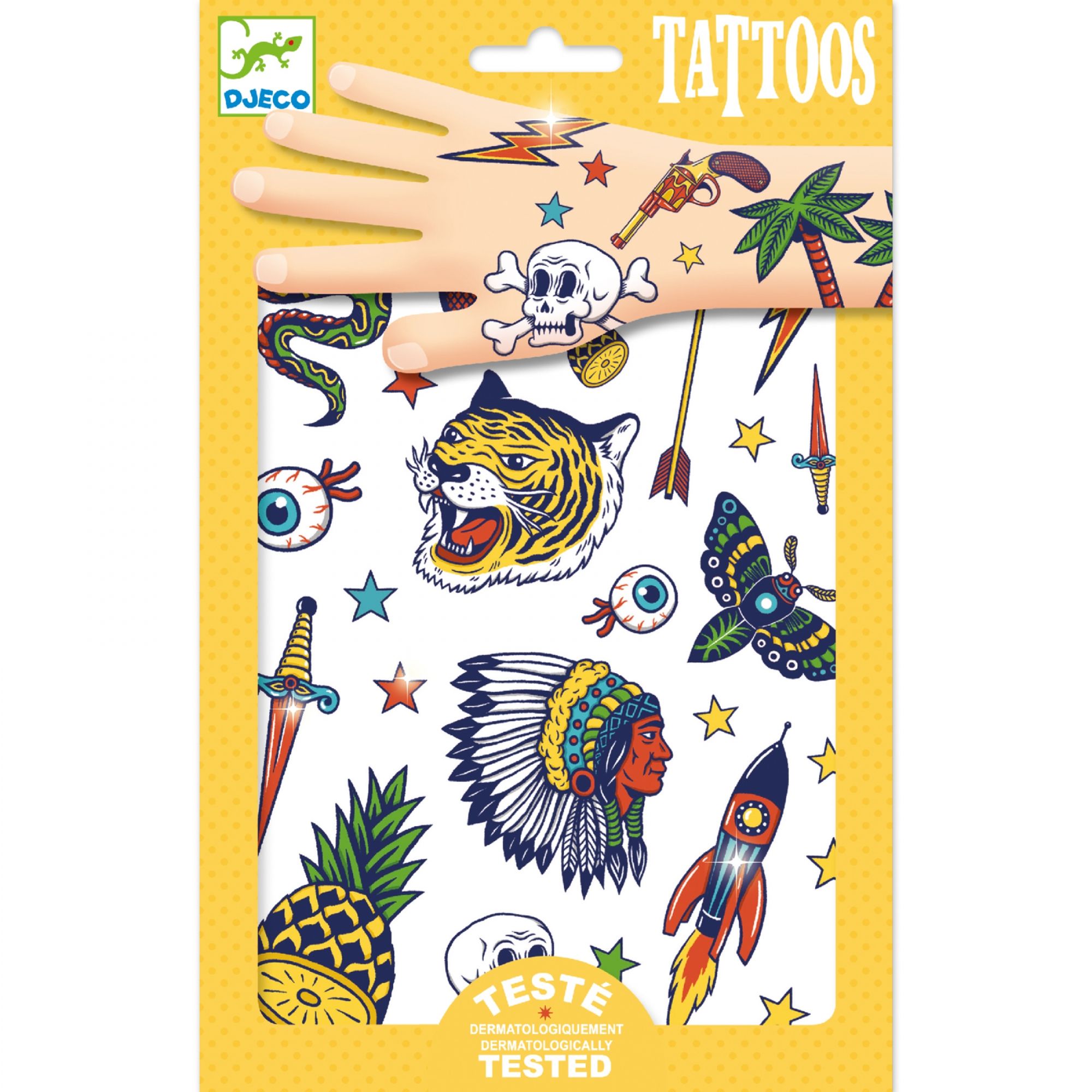 Tatouages enfant Bang bang, DJECO