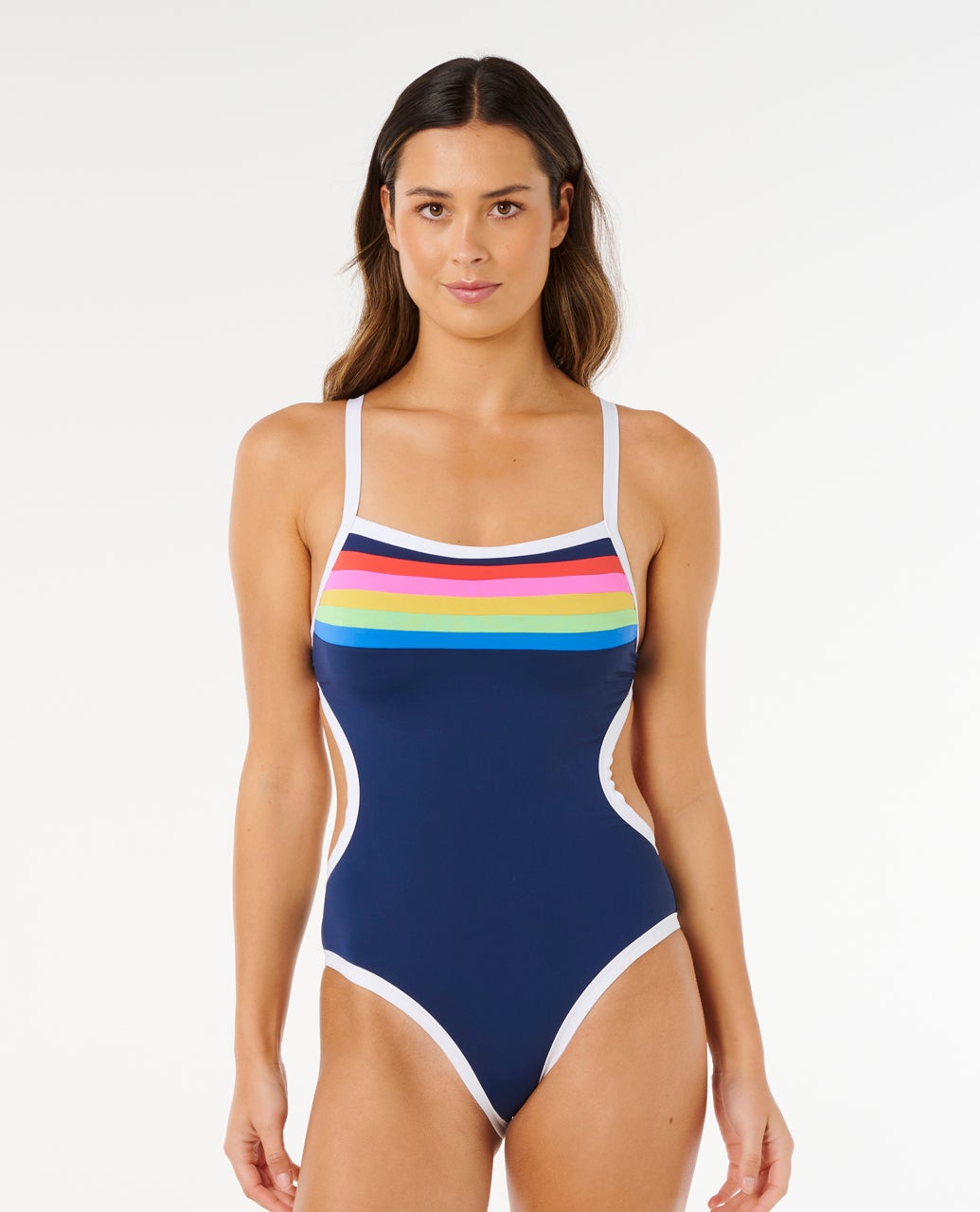 Maillot une pièce tanga SURF STRIPE, RIP CURL