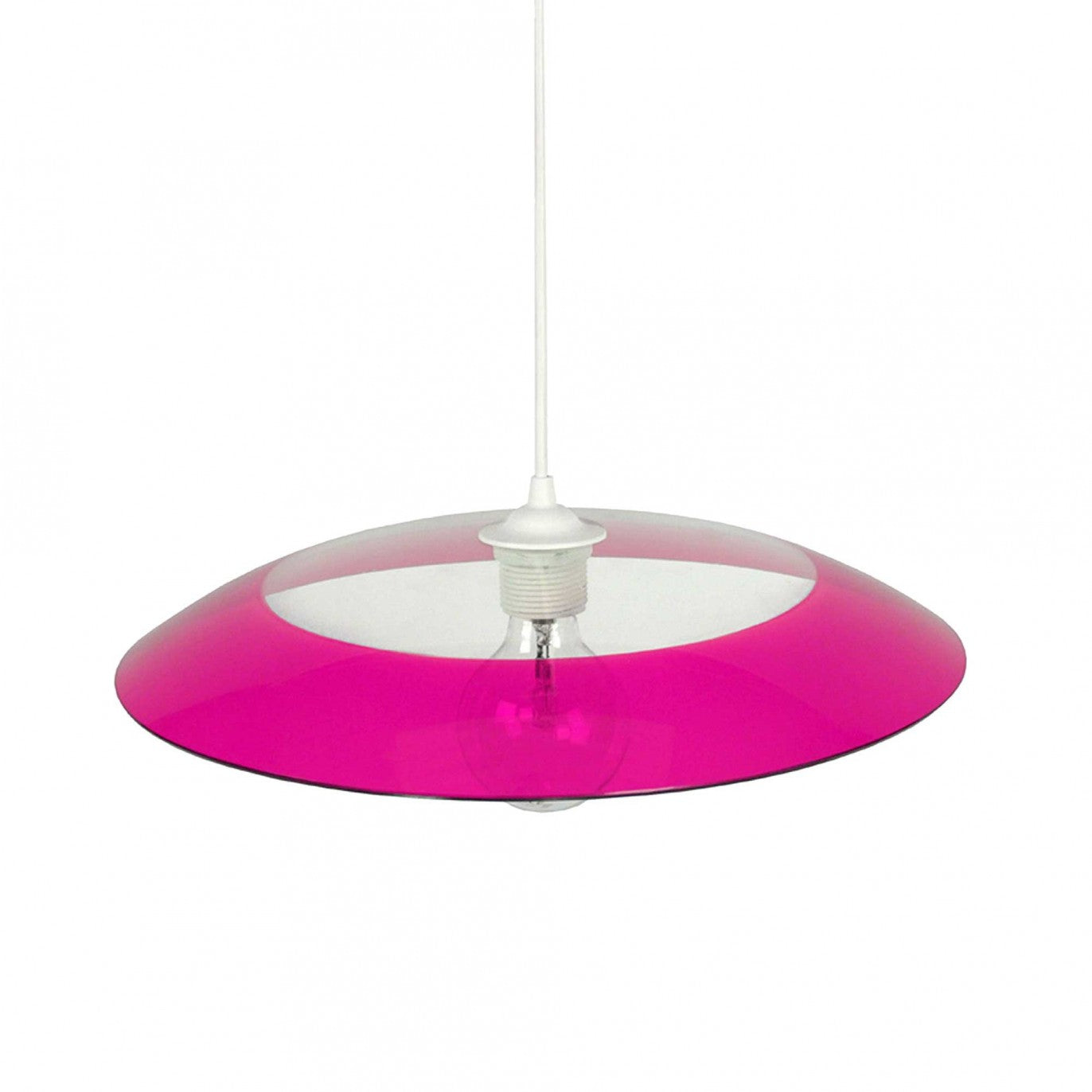 Suspension bicolore en verre, ASTROIDE, C-CREATION