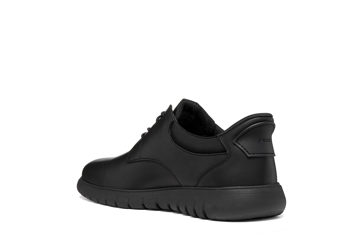 GEOX Zapatos tipo derby de piel FLEXTRIDE PLUS, FAST-IN — photo 4