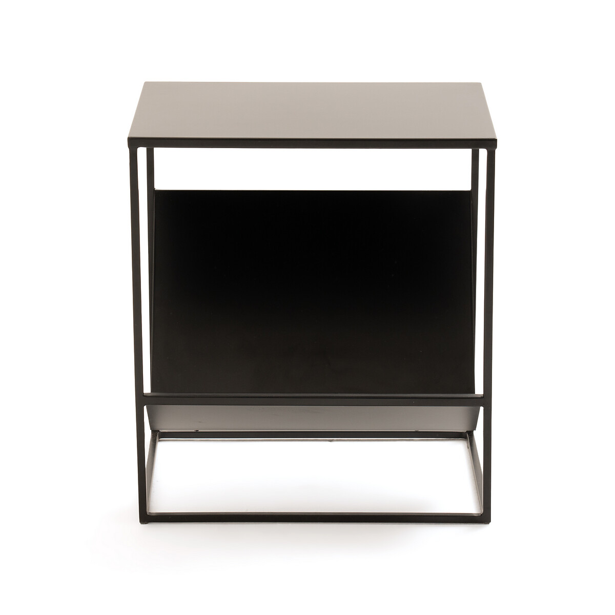 Product photograph of Hiba End Table With Magazine Rack from La Redoute UK