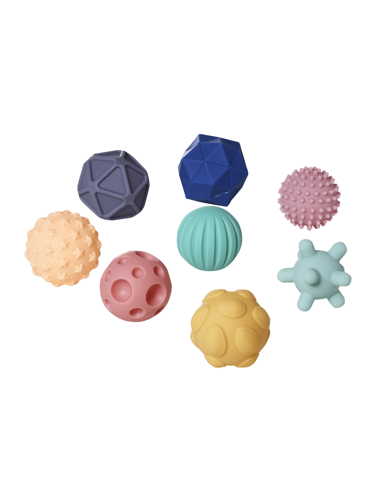 Lot de 8 balles sensorielles, VERTBAUDET