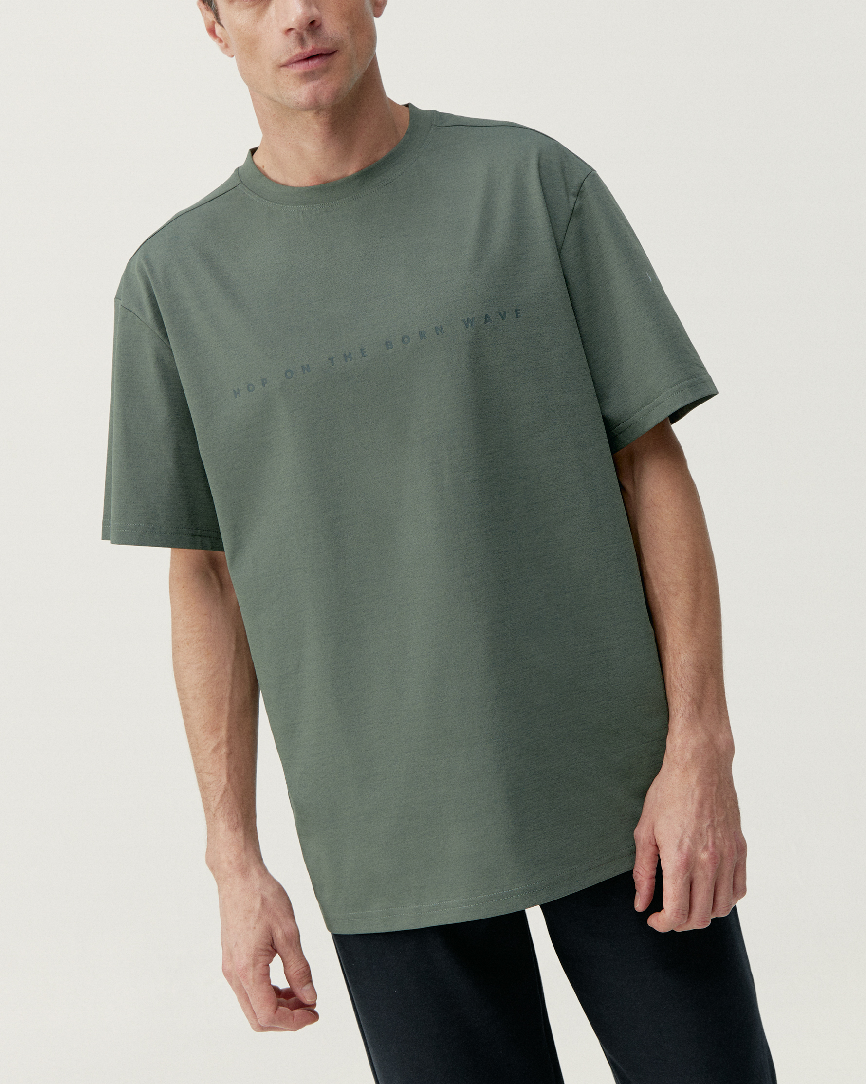 T-shirt de sport homme Venetta Manches courtes coupe oversize, BORN