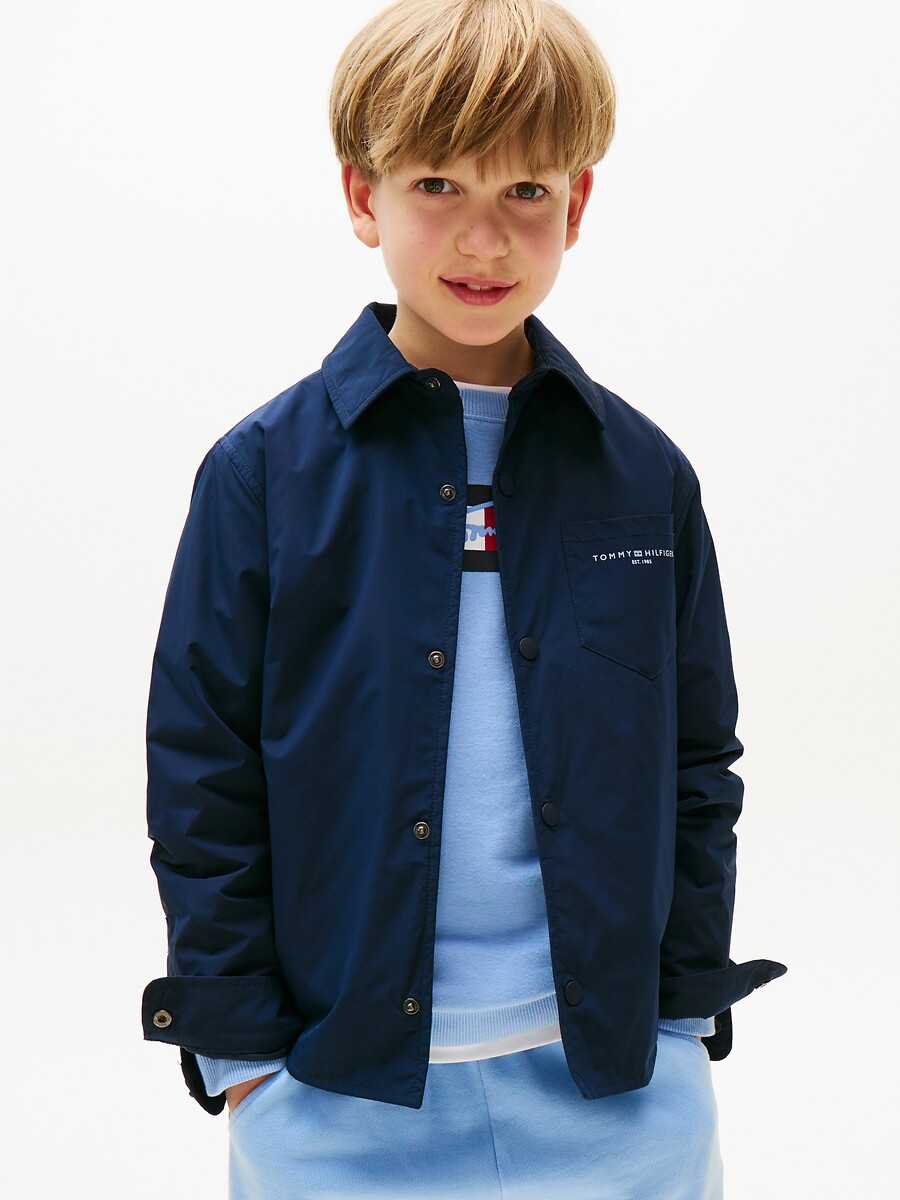 Veste paddée col chemise, TOMMY HILFIGER