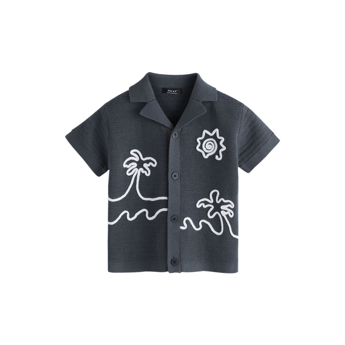 Polo en maille et cornelli, NEXT
