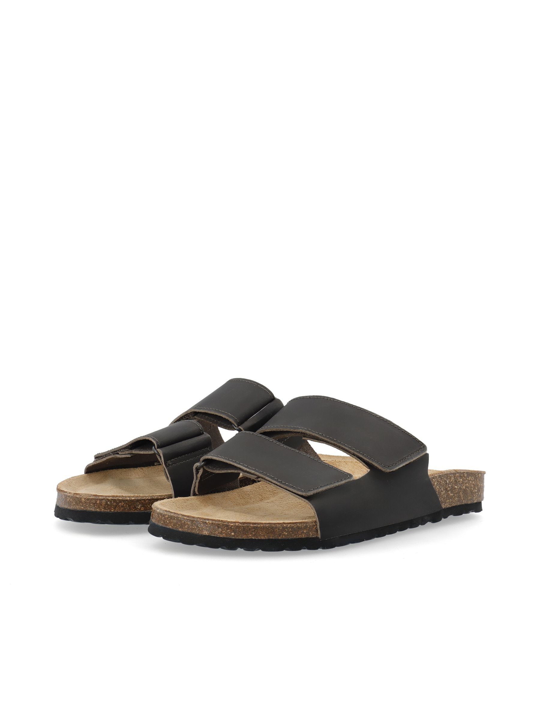 Sandales En Cuir, BIANCO