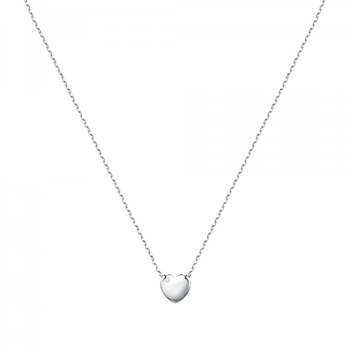Collier en or blanc 375 VALENTINA