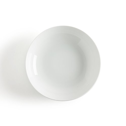 Juego de 4 platos hondos de porcelana, atola blanco La Redoute Interieurs