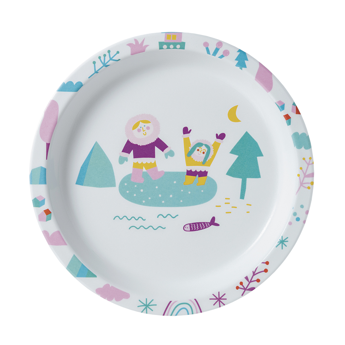 Assiette bébé LA BANQUISE, PETIT JOUR