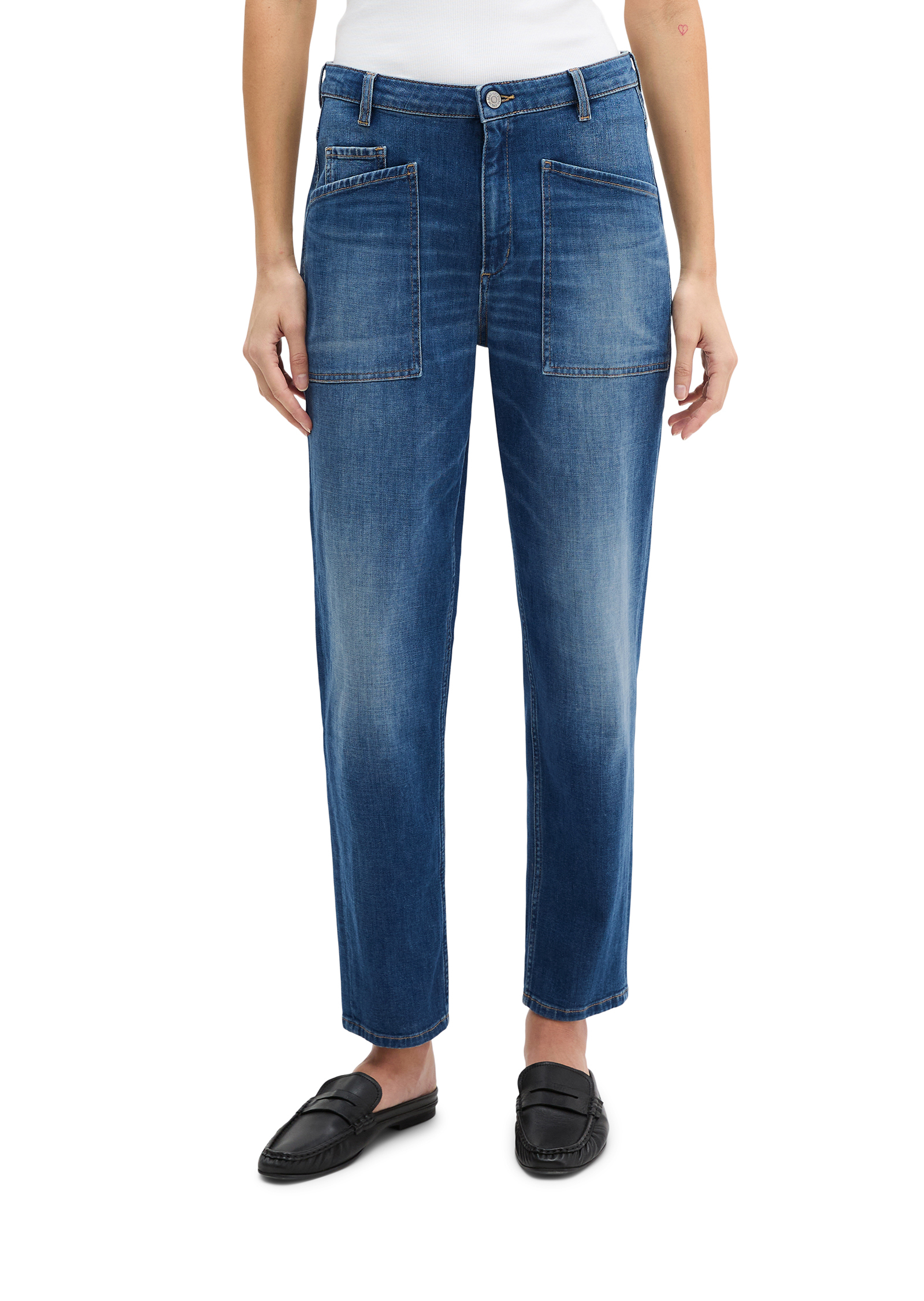 Jeans modèle Iva boyfriend en doux denim Cashmere Touch, MARC O'POLO