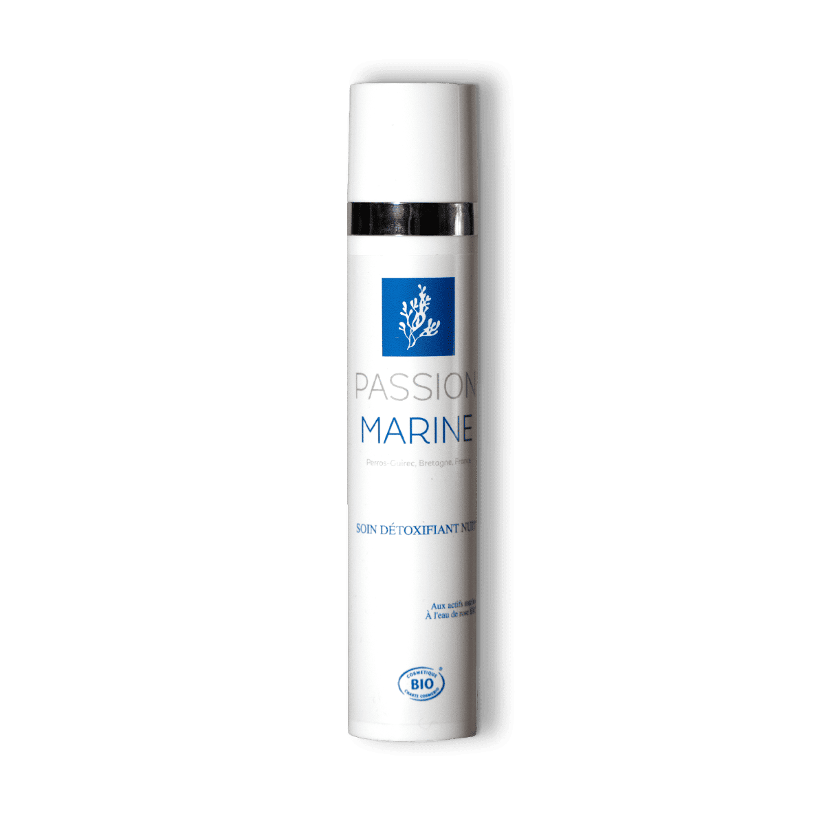 Crème de nuit détoxifiante bio à l'eau de rose, PASSION MARINE