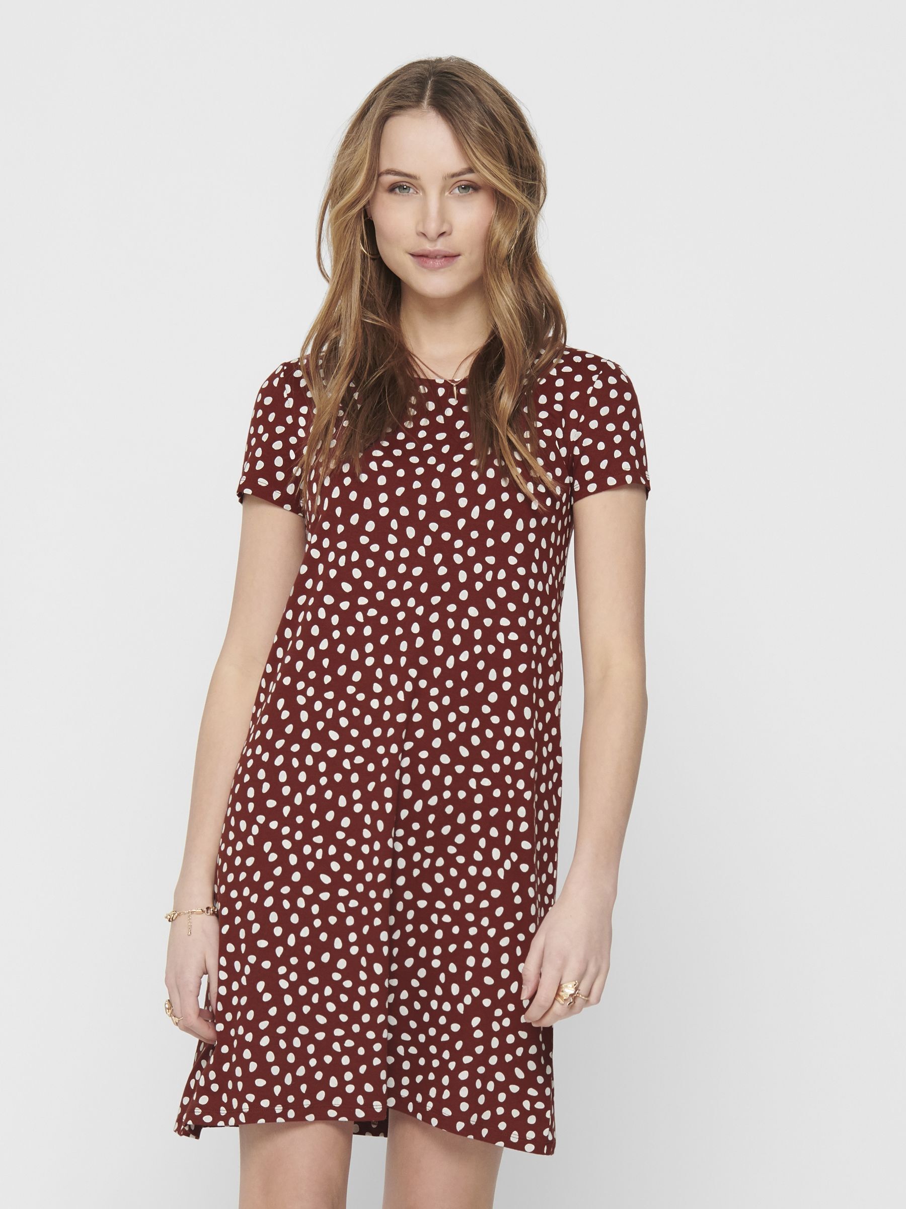 Robe courte, croisé au dos , ONLY