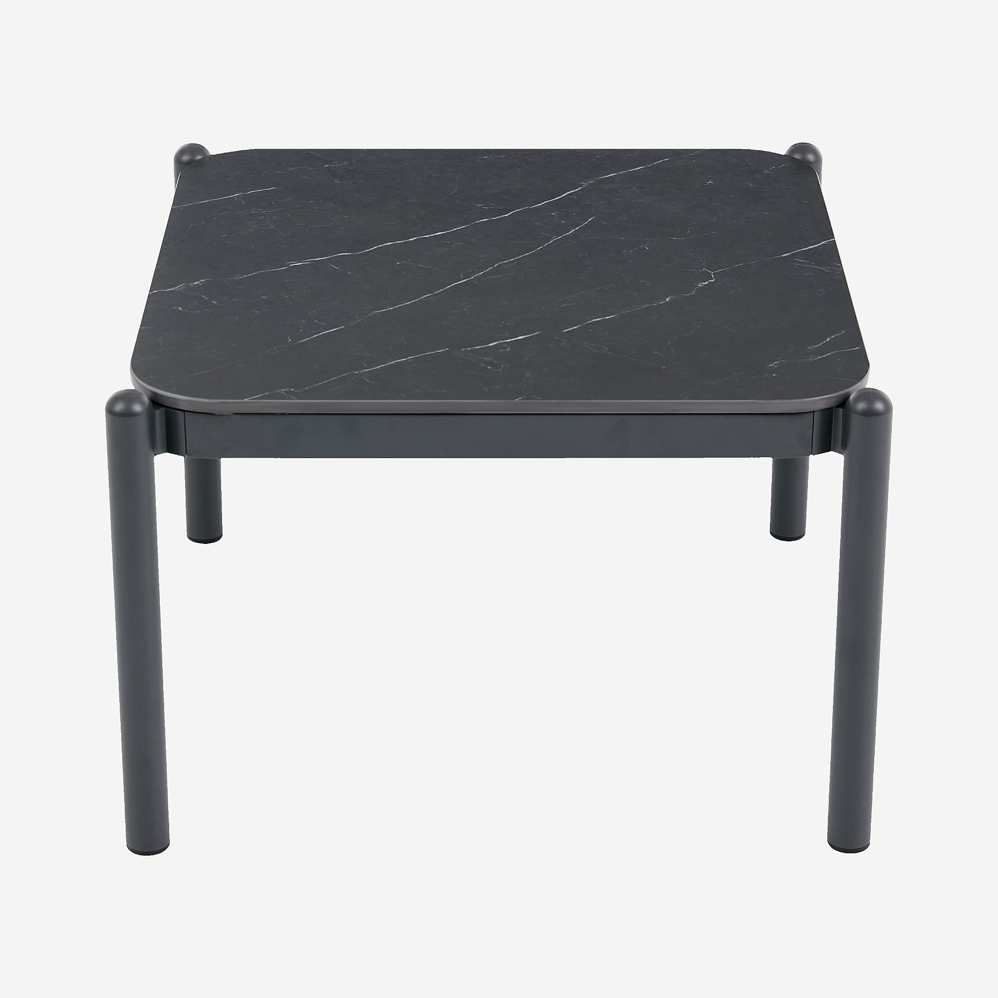 Table d'appoint de jardin en aluminium et céramique NAZARE, HABITAT