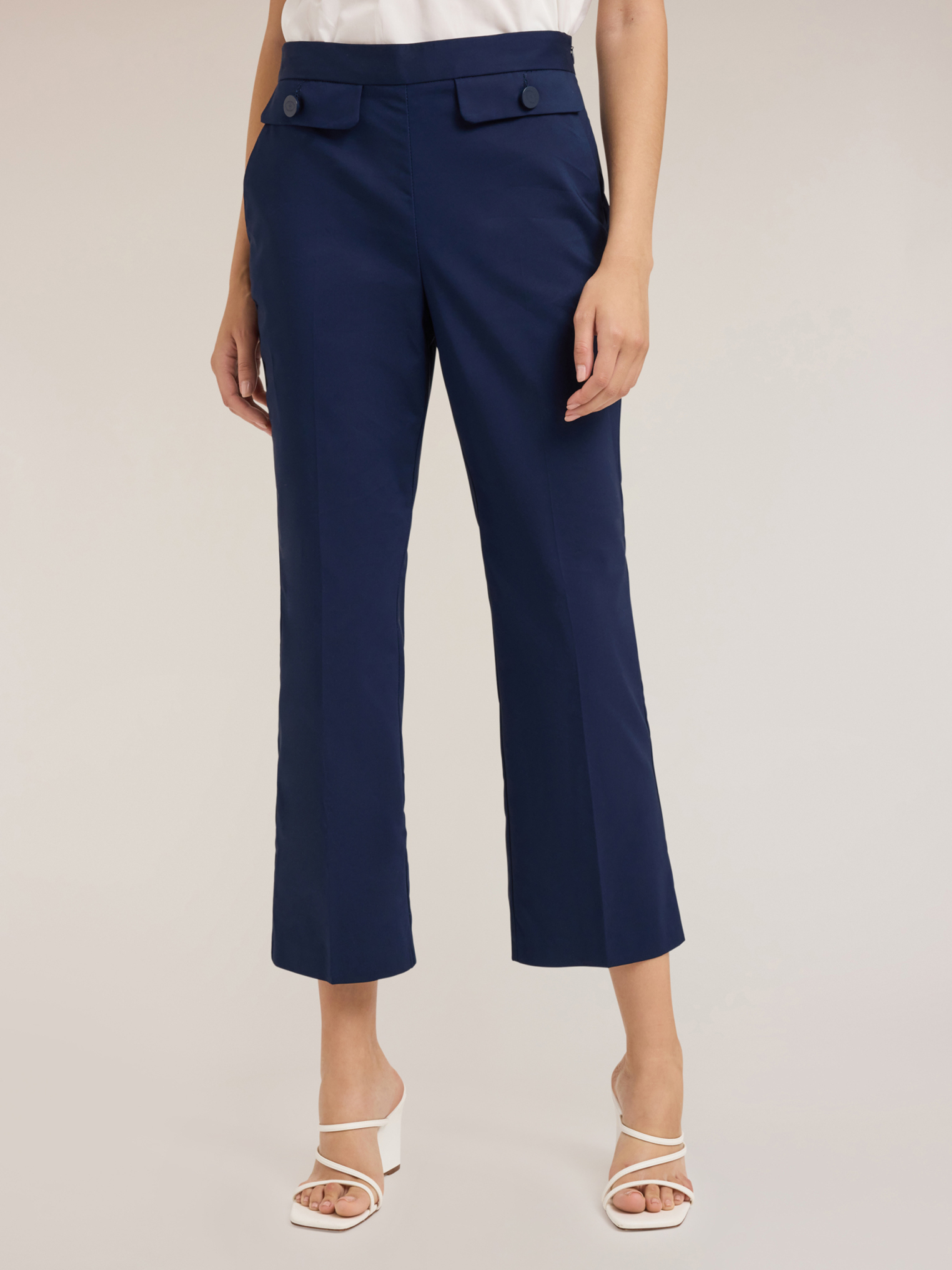 Pantalon kick flare en coton technique, MOTIVI