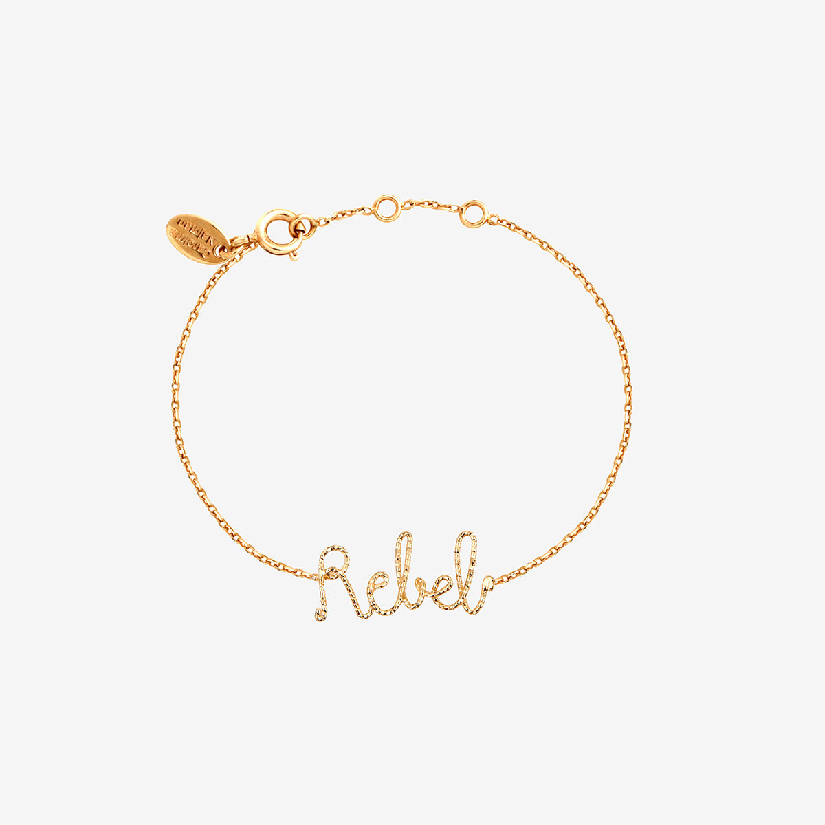 Bracelet doré rebel - bling, CAROLINE NAJMAN
