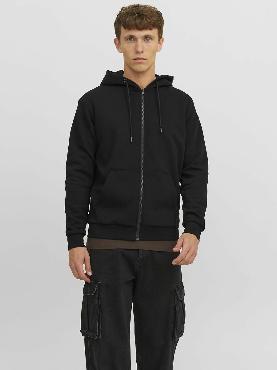 Sweat zippé à capuche, JACK & JONES