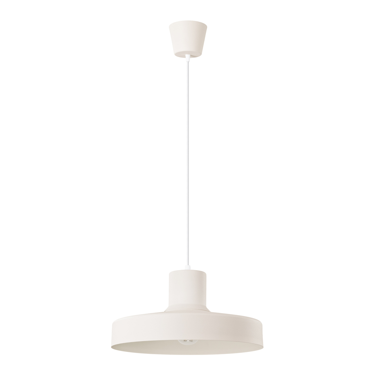 Suspension Acier Beige E27 1 Bilo, EDEN