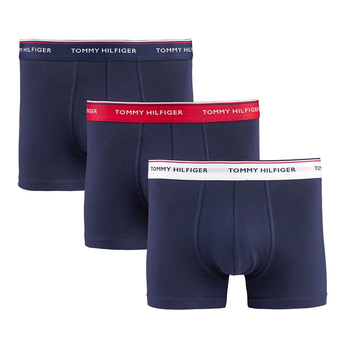 Pack of 3 hipsters, blue + red + white, Tommy Hilfiger | La Redoute