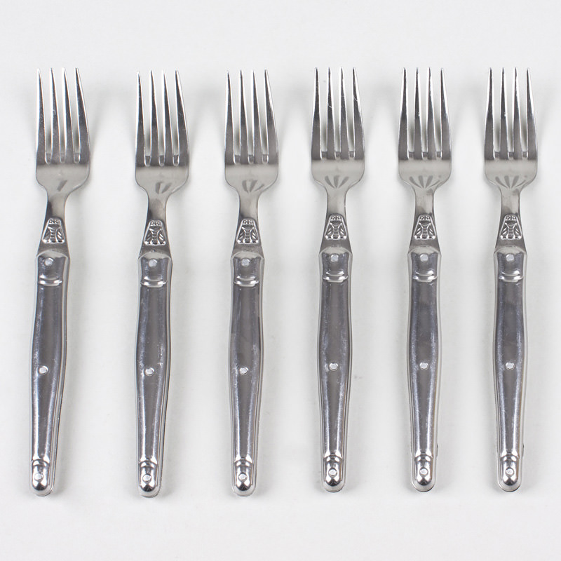 Coffret 6 fourchettes de table Laguiole en inox, JEAN DUBOST