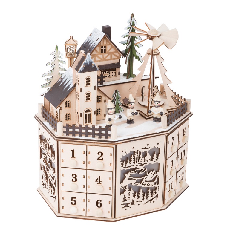 Calendrier de l'Avent avec pyramide, SMALL FOOT COMPANY