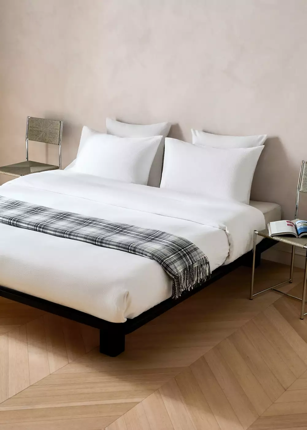 Housse de couette coton garment-dyed mini waffle lit 90 cm, MANGO HOME