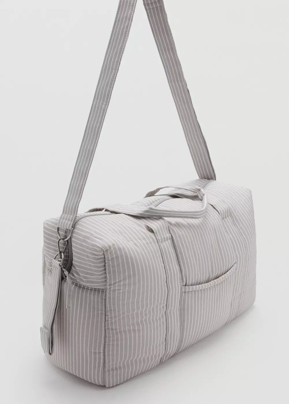 Sac maternité à rayures, MANGO BABY