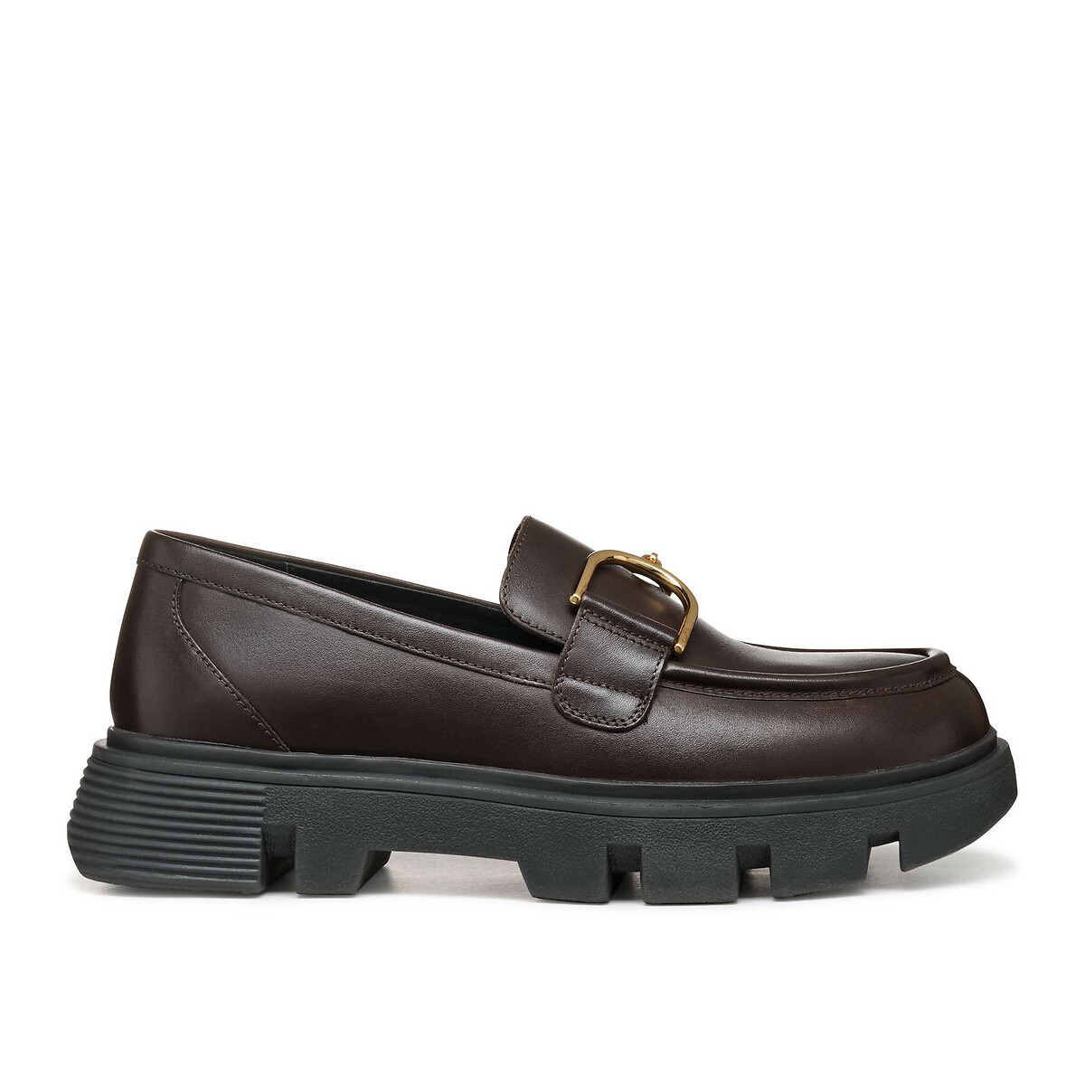 Vilde Breathable Leather Loafers, GEOX