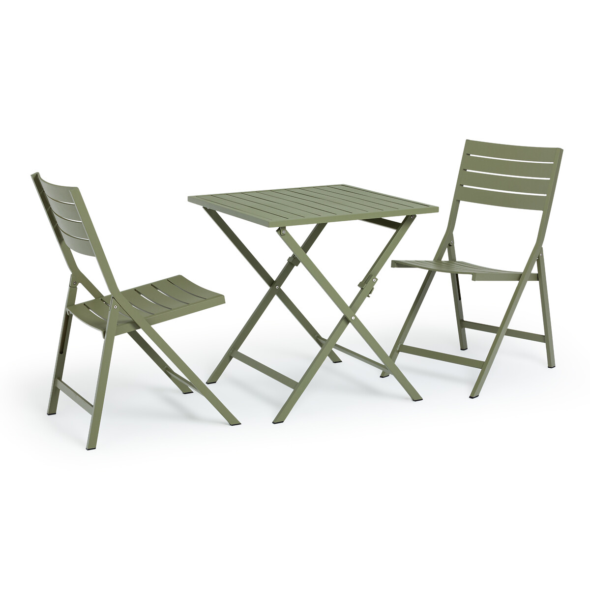Confezione da 2 sedie pieghevoli, alluminio, zory nero La Redoute  Interieurs