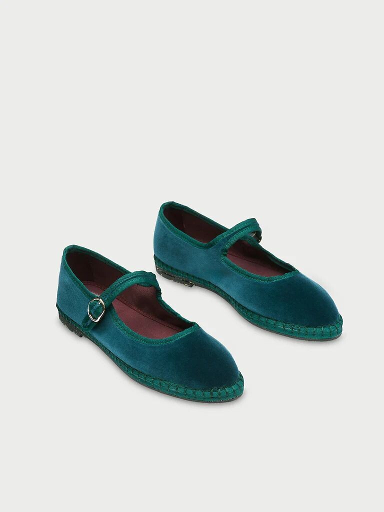 Ballerines Mary-Jane en velours Sethe, FLABELUS