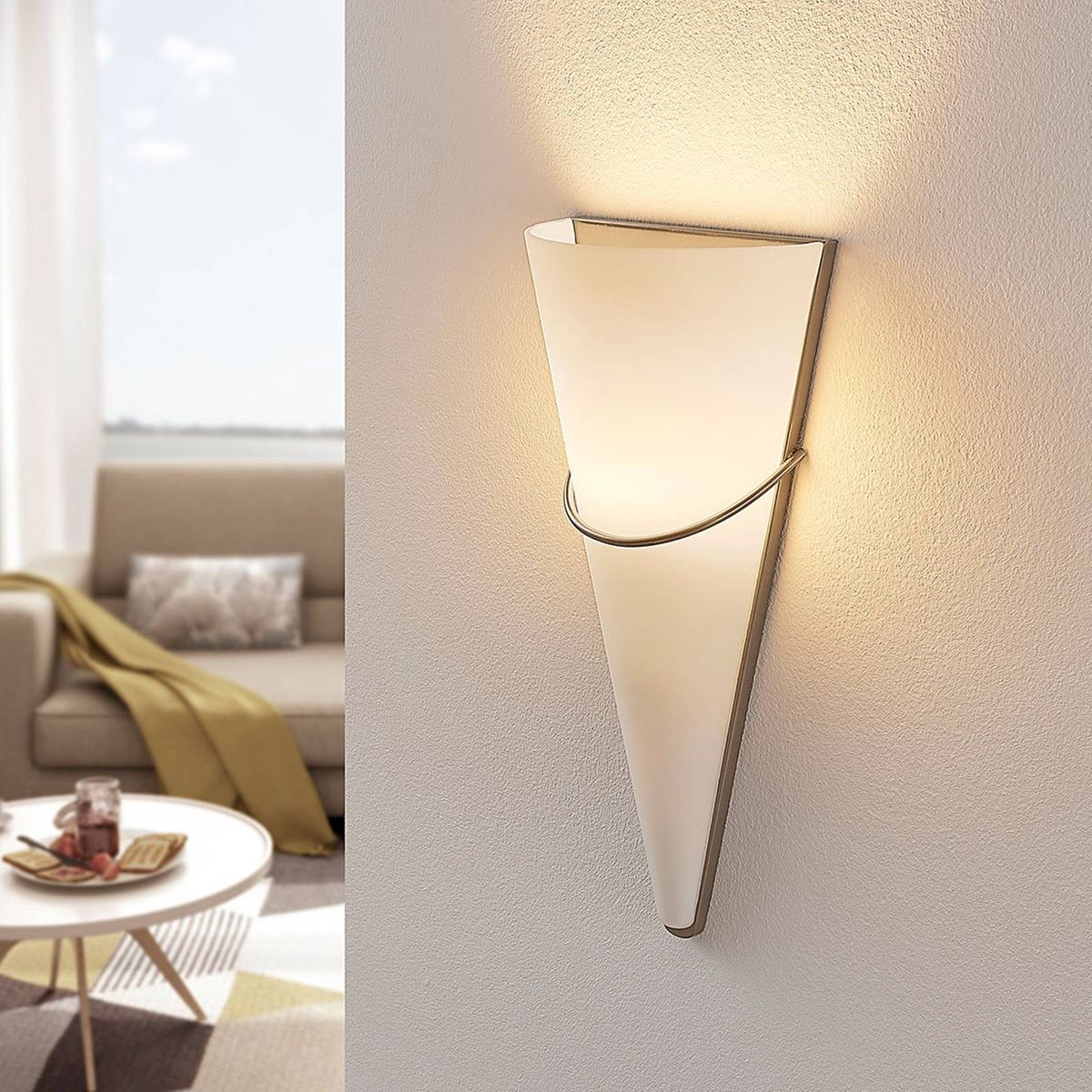 applique verre moderne led melek,applique traditionnelle melek