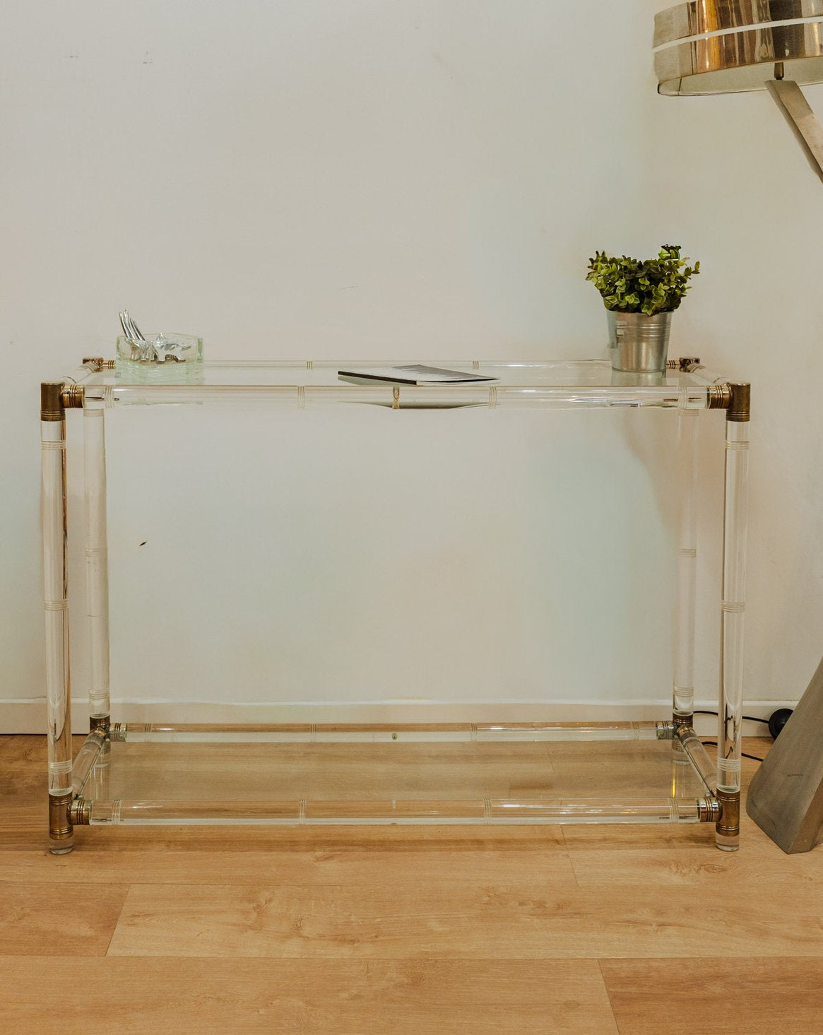 Console en verre Hanna N°813 - Bon état, DEBONGOUT