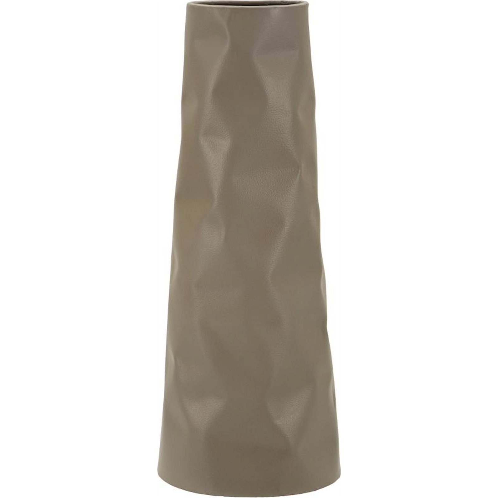 Vase haut en fer au relief sculpté MODERN, RECOLLECTION