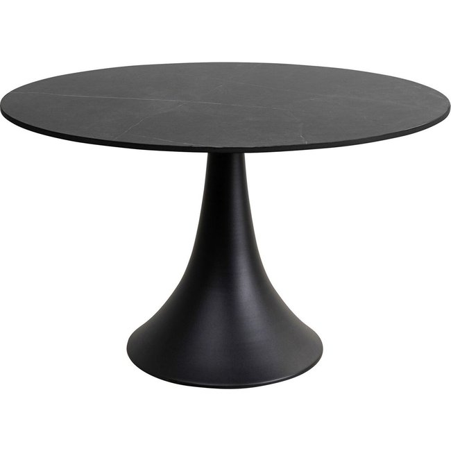 Table de jardin Grande Possibilita noire et grès 110cm noir <span itemprop=