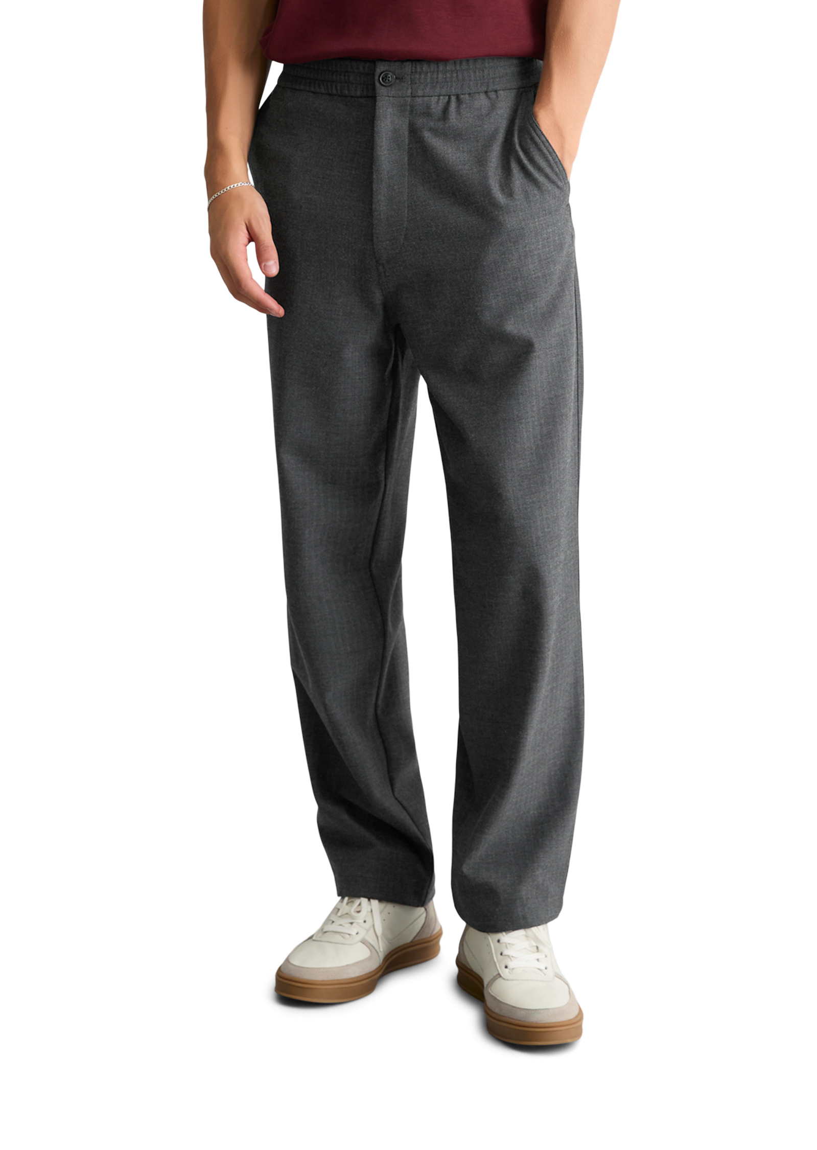 Pantalon modèle Lars Jogger, coupe décontractée avec un motif en chevrons, MARC O’POLO DENIM