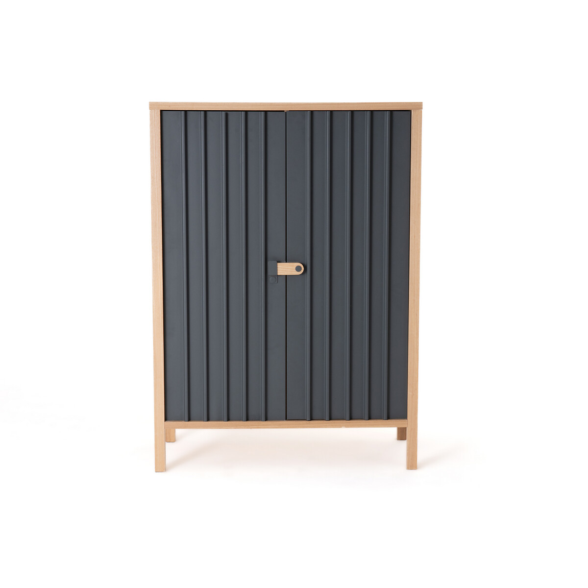 Product photograph of Bianca Ash Sideboard With Steel Doors from La Redoute UK.