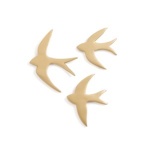 Комплект из трех настенных украшений в виде птиц, Strakaza LA REDOUTE INTERIEURS image
