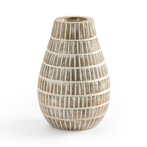 Vase décoratif en manguier H19,5 cm, Bisho