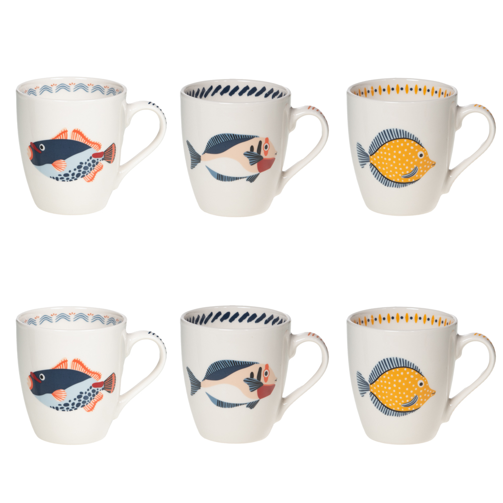 Coffret de 6 tasses Lorient 23 cl - LORIENT, TABLE PASSION