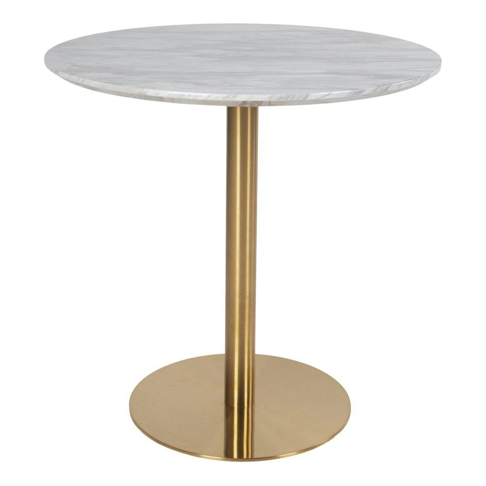 Table à manger ronde aspect marbre ø90 cm TORANO, PIER IMPORT