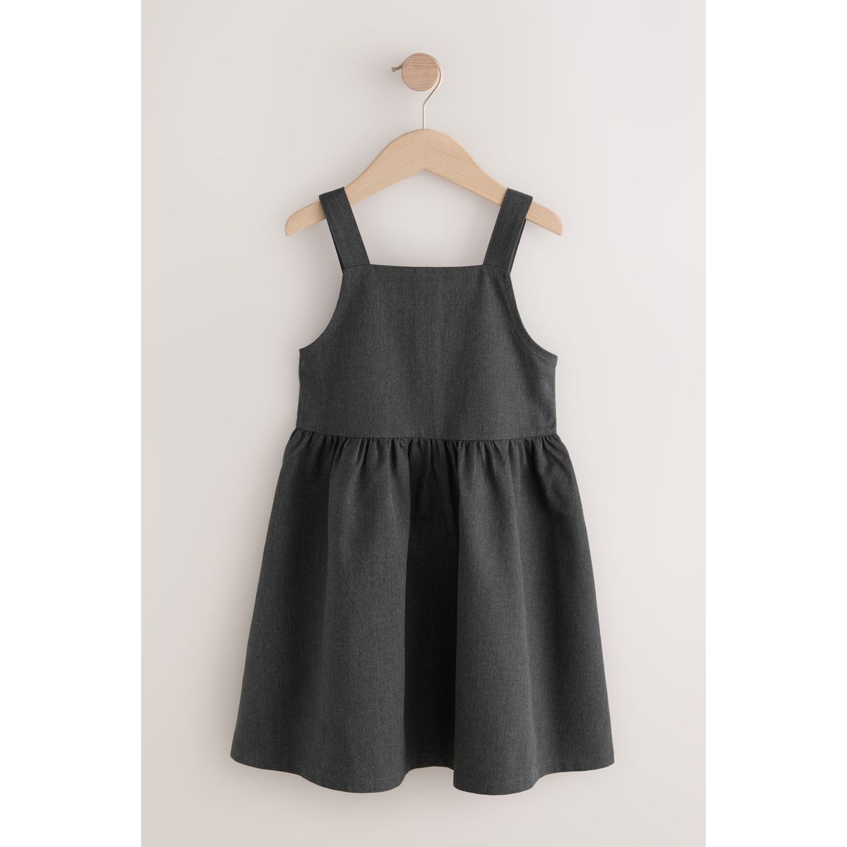 Robe d’école chasuble brodée à boutons, NEXT