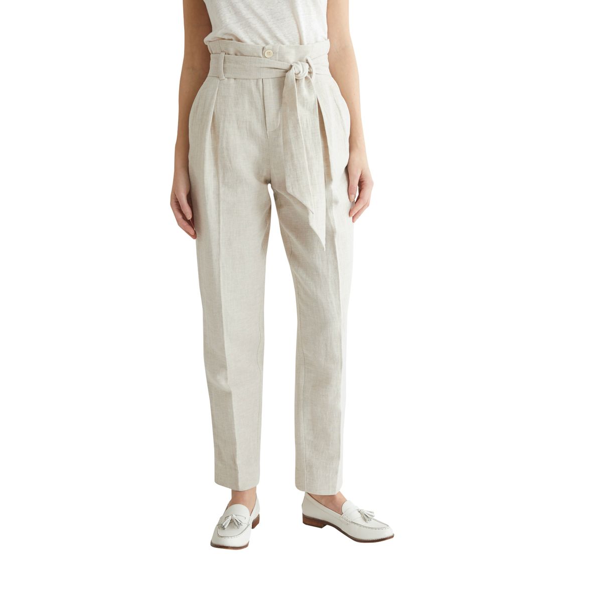 Pantalon coton et lin