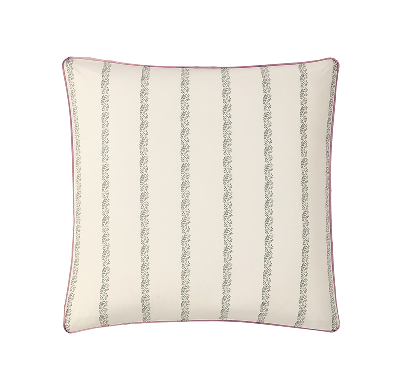 Taie d'oreiller imprimée en percale de coton, JARDIN SECRET, ESSIX
