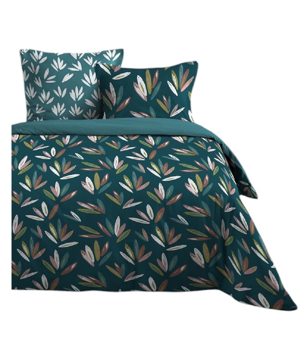 Parure de Drap + 2 taies d'oreiller Collection Douceur d'automne, EDEN