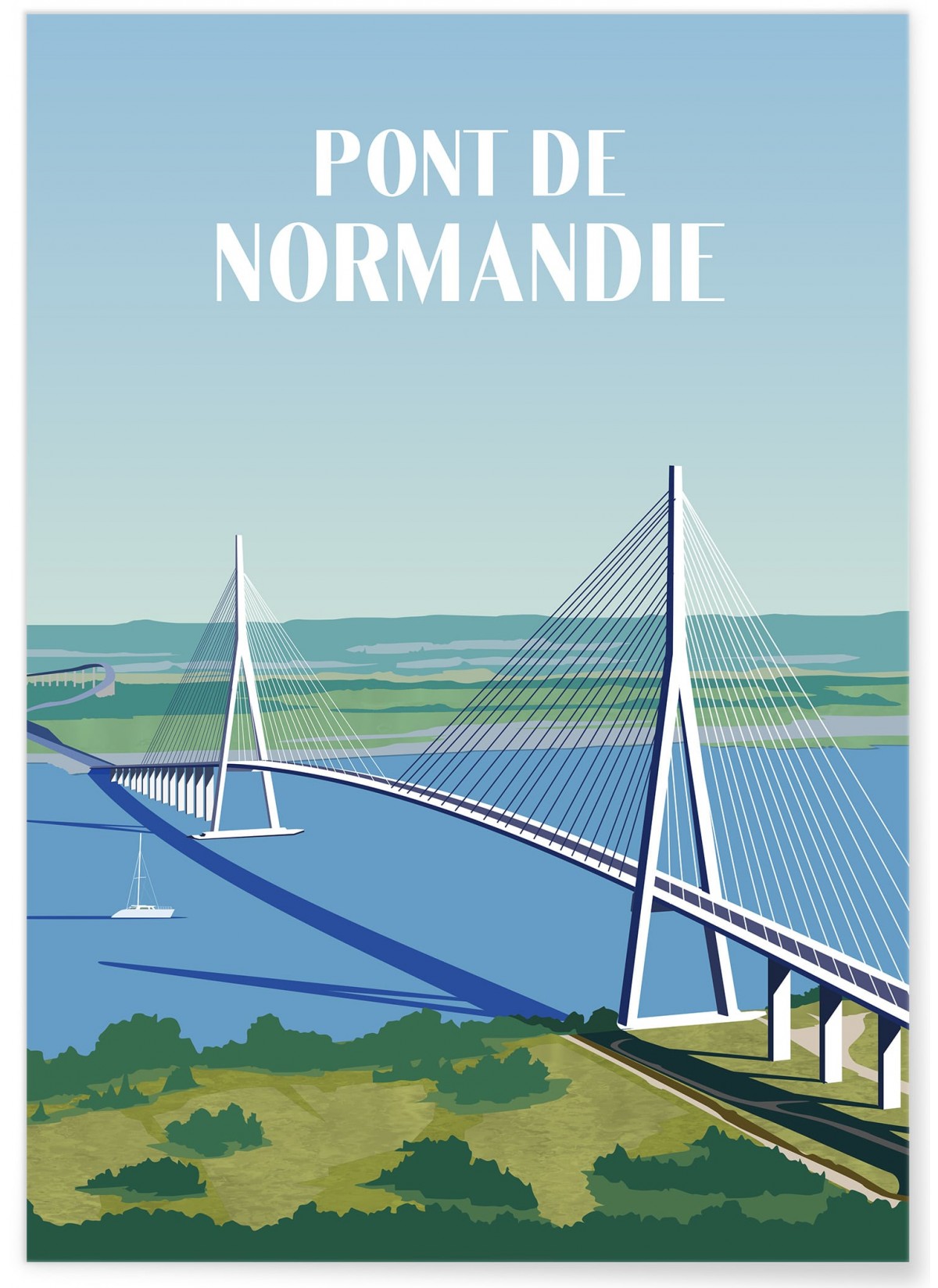 Affiche Pont de Normandie, L'AFFICHERIE